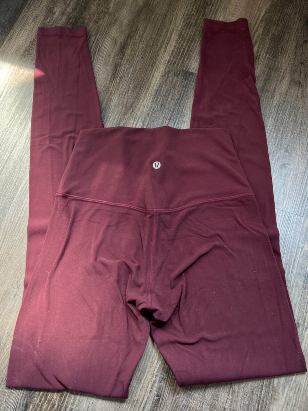 Lululemon Align size 4 high waist full length leggings in burgundy maroon